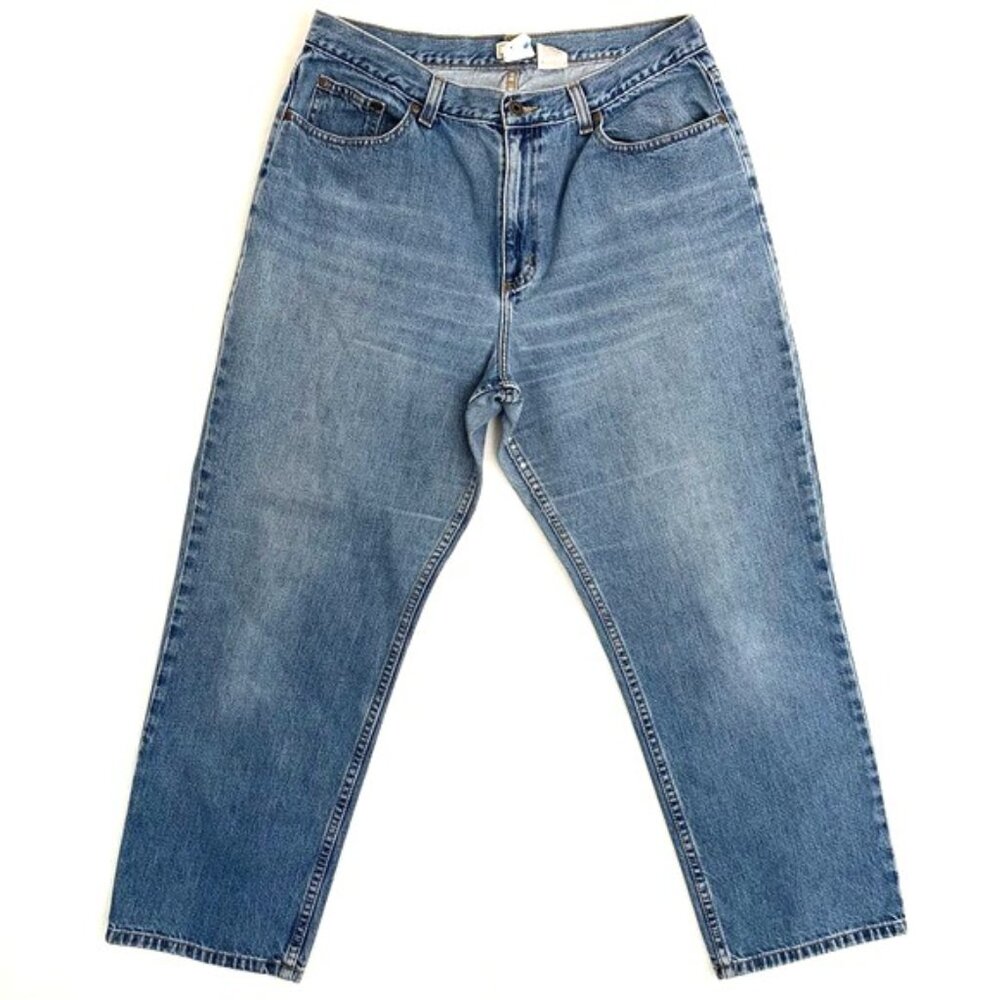 L.L. Bean Women's Straight Leg Jeans - Blue